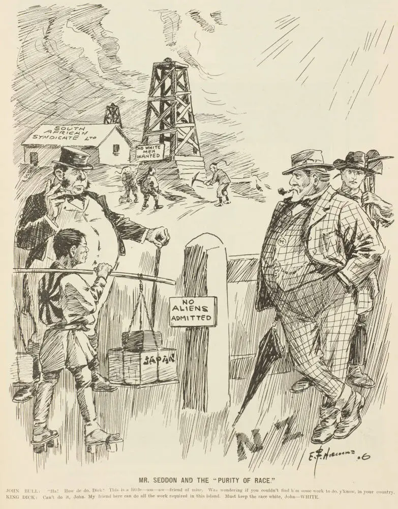 Mr Seddon and the 'purity of race'