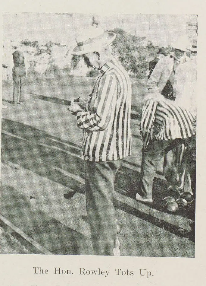The Hon Rowley tots up