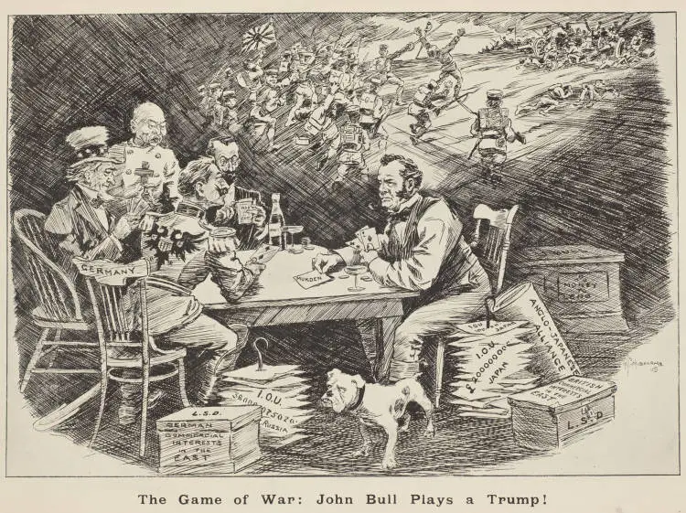 The game of war: John Bull plays a trump