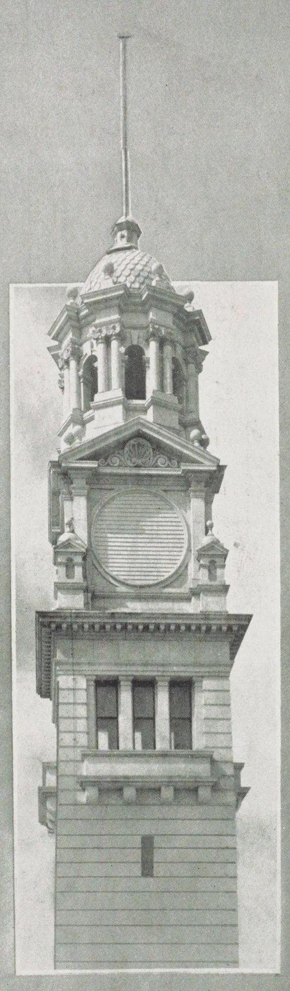 The Auckland Town Hall Clock Tower Record DigitalNZ