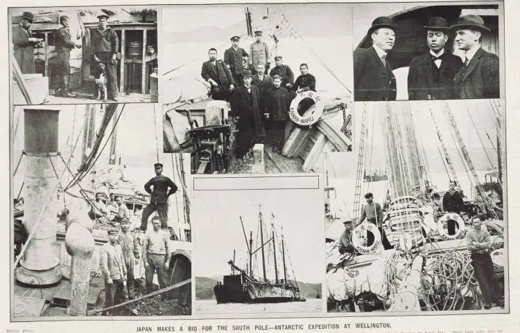 Japan makes a bid for the South Pole - Antarctic expedition at Wellington