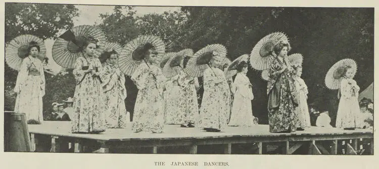 The Japanese dancers