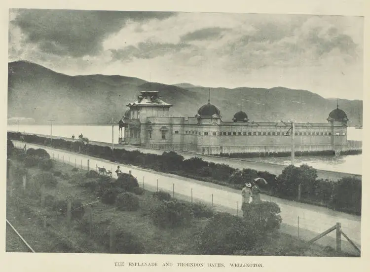 The Esplanade and Thorndon Baths, Wellington Record DigitalNZ