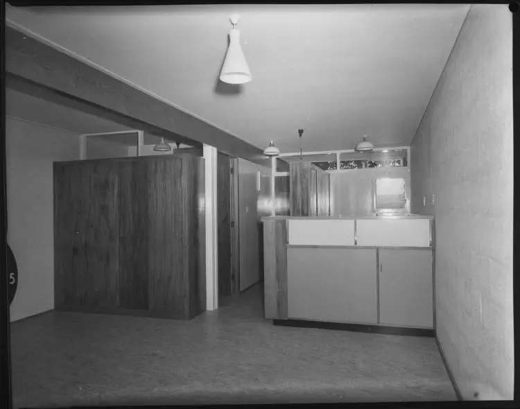 Pensioner flats, Avon Street, Parnell, 1961 Record DigitalNZ