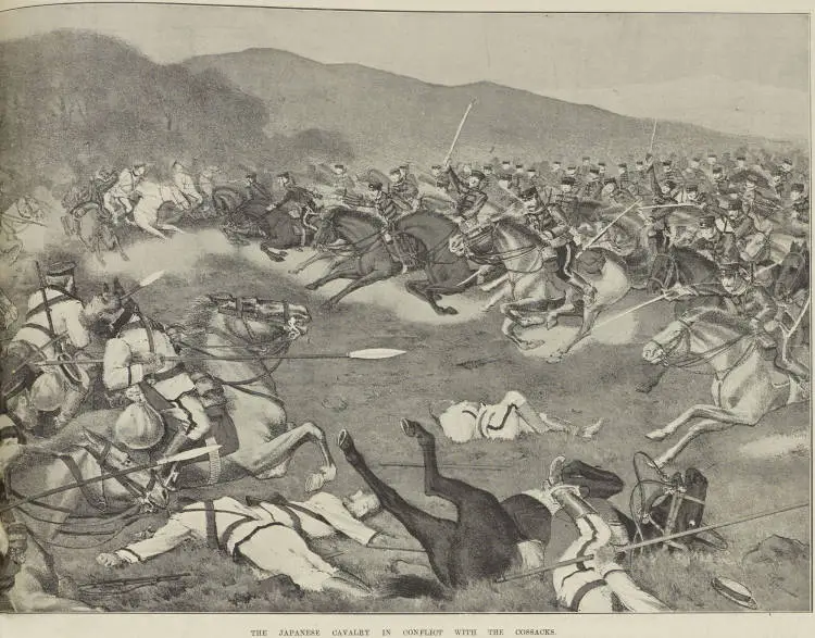THE JAPANESE CAVALRY IN CONFLICT WITH THE COSSACKS