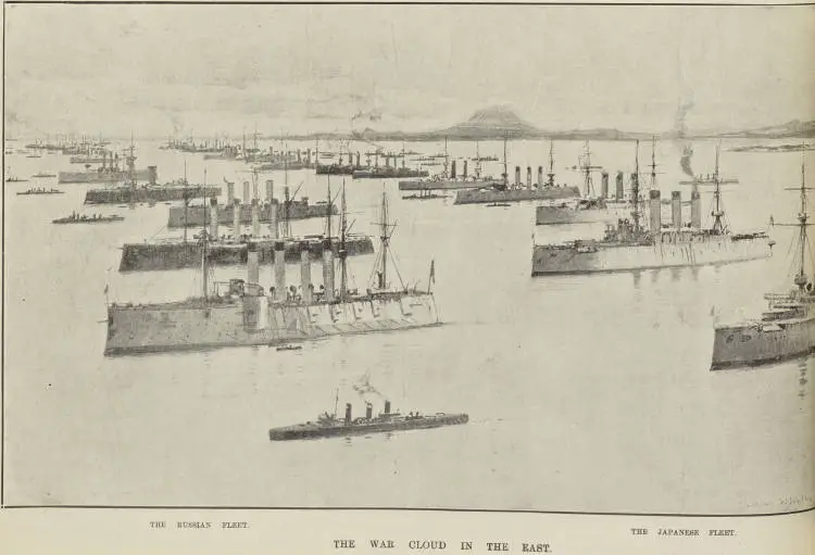 The war cloud in the East