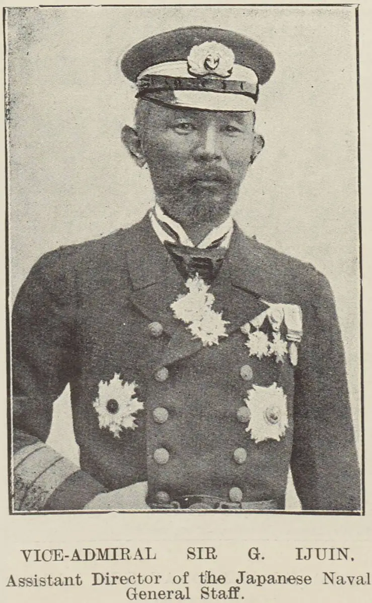 Vice-Admiral Sir G. Ijuin, assistant director of the Japanese Naval General Staff