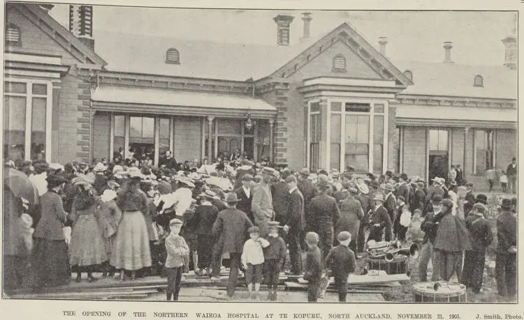 The opening of the Northern Wairoa Hospital at Te Kopuru, North ...