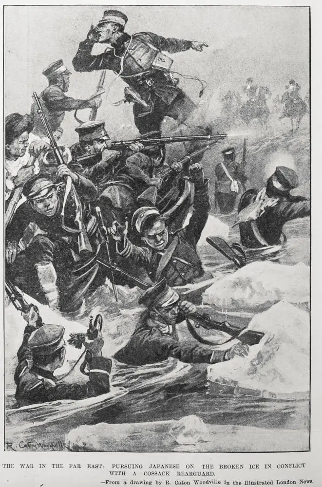 THE WAR IN THE FAR EASR: PURSUING JAPANESE ON THE BROKEN ICE IN CONFLICT WITH A COSSACK FEAGURARD
