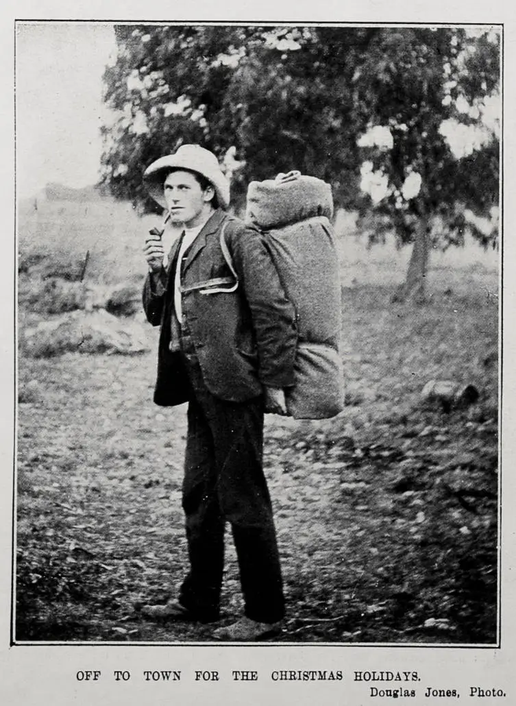 OFF TO TOWN FOR THE CHRISTMAS HOLIDAYS