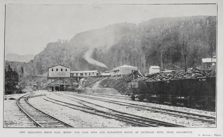 NEW ZEALAND'S STATE COAL MINES: THE COAL BINS AND MANAGER'S HOUSE AT ...