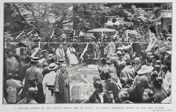 A strange custom of the little brown men of Japan