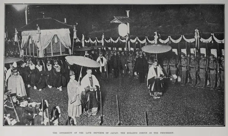 The Interment Of The Late Emperor Of Japan