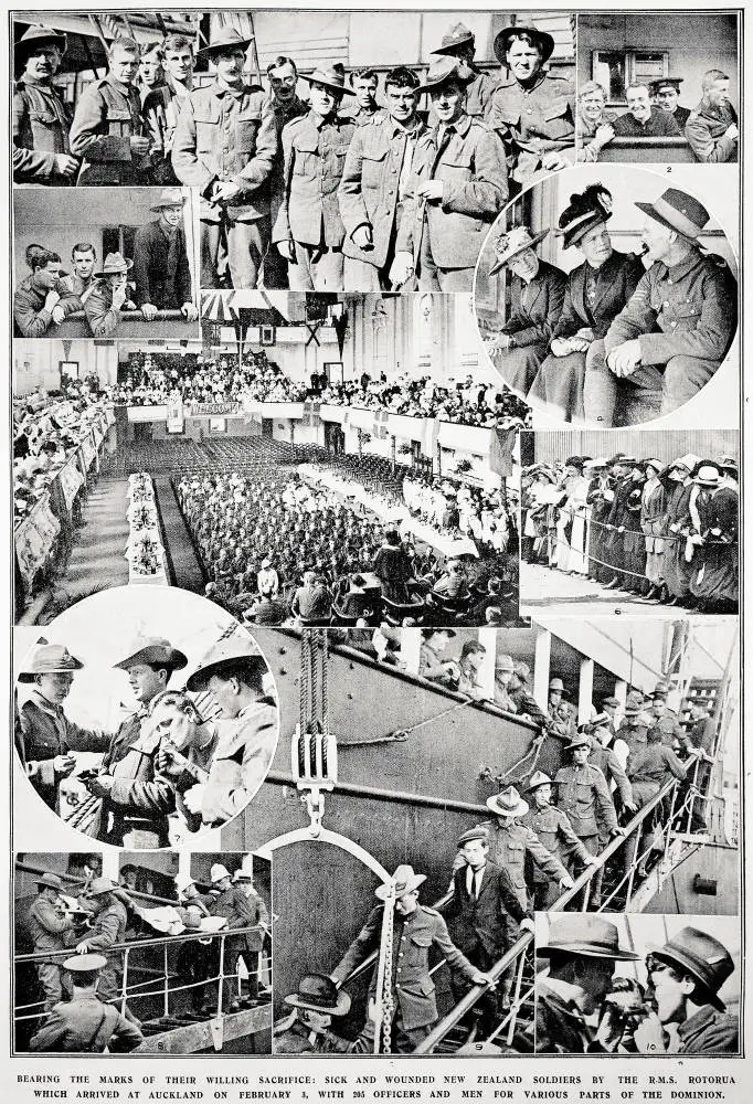 Bearing the marks of their willing sacrifice: sick and wounded New Zealand soldiers by the R.M.S. Rotorua