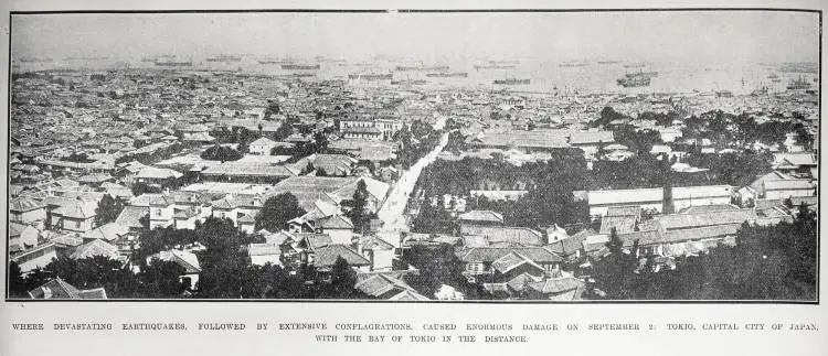 Where devastating earthquakes, followed by extensive conflagrations, caused enormous damage on September 2