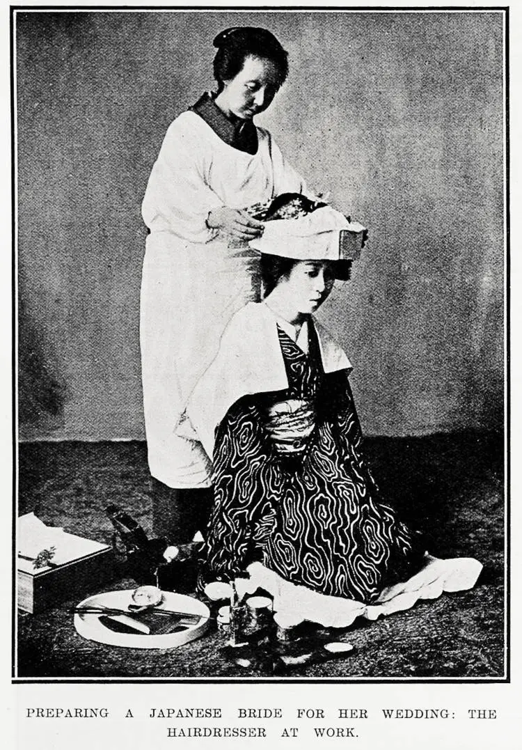 Preparing A Japanese Bride For Her Wedding
