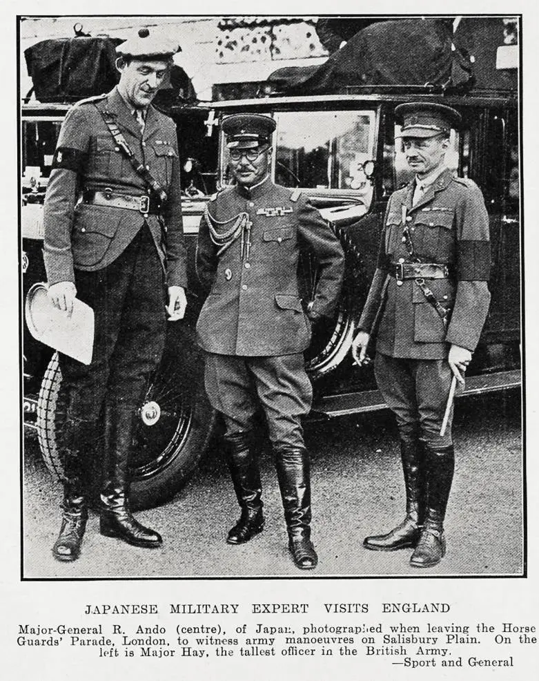 Japanese Military Expert Visits England