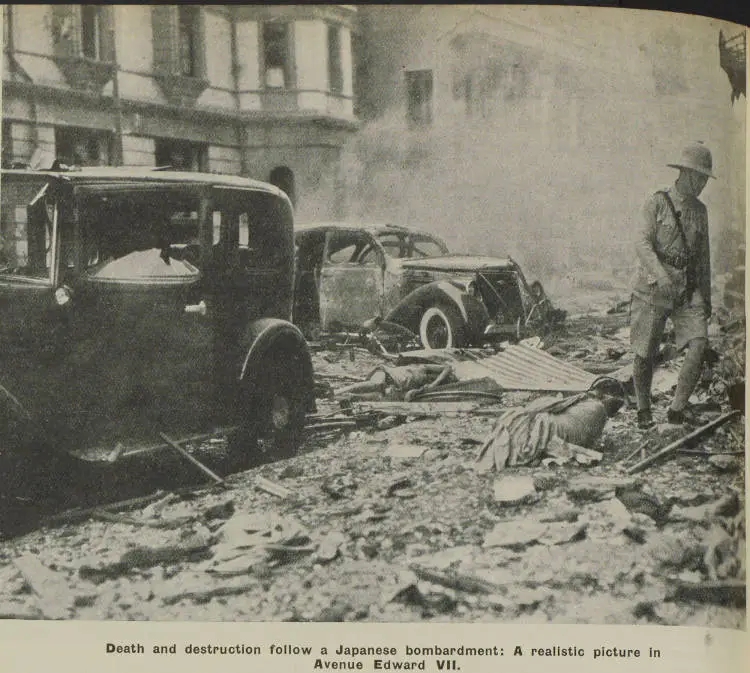 Graphic pictures from Shanghai after the commencement of the Japanese attack