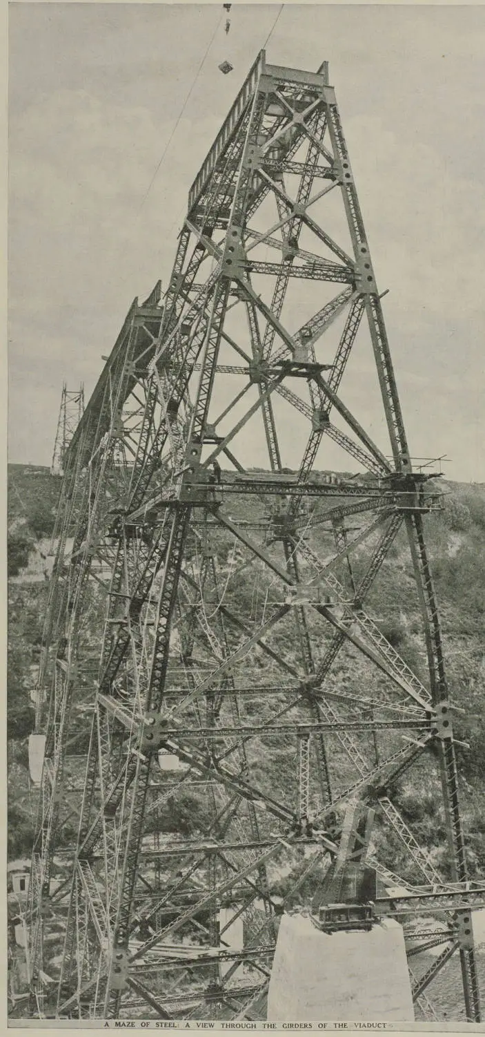 Bridging the Mohaka River for the East Coast railway line between Napier and Gisborne