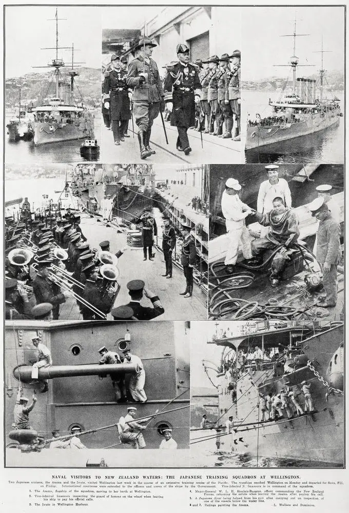 Naval visitors to New Zealand waters: the Japanese training squadron at Wellington