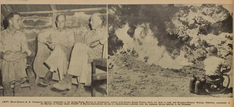 Brilliant American naval success in Solomons paves way to ultimate land victory on Guadalcanal