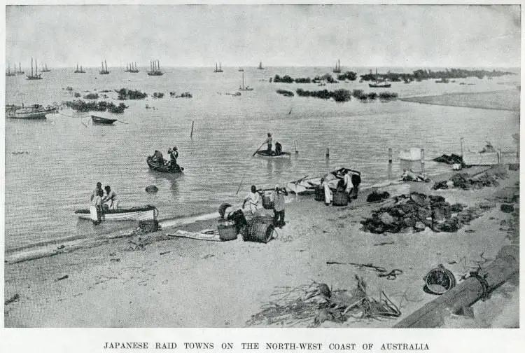 Japanese raid towns on the north-west coast of Australia