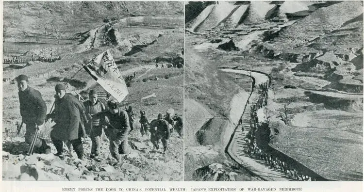 Enemy forces the door to China's potential wealth: Japan's exploitation of war-ravaged neighbour