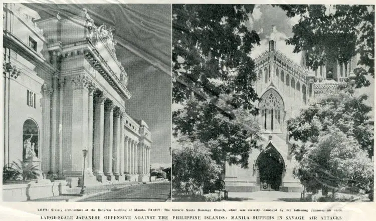 Large scale Japanese offensive against the Philippine Islands: Manila suffers in savage air attacks