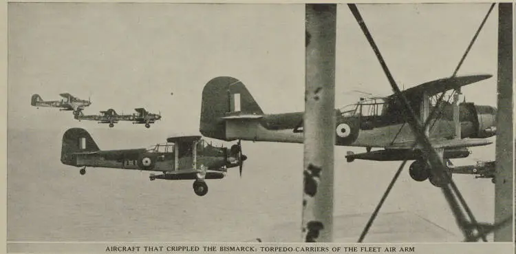 Aircraft that crippled the Bismarck: torpedo-carriers of the Fleet Air Arm