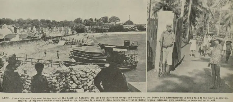 The Allies return to the Netherlands East Indies