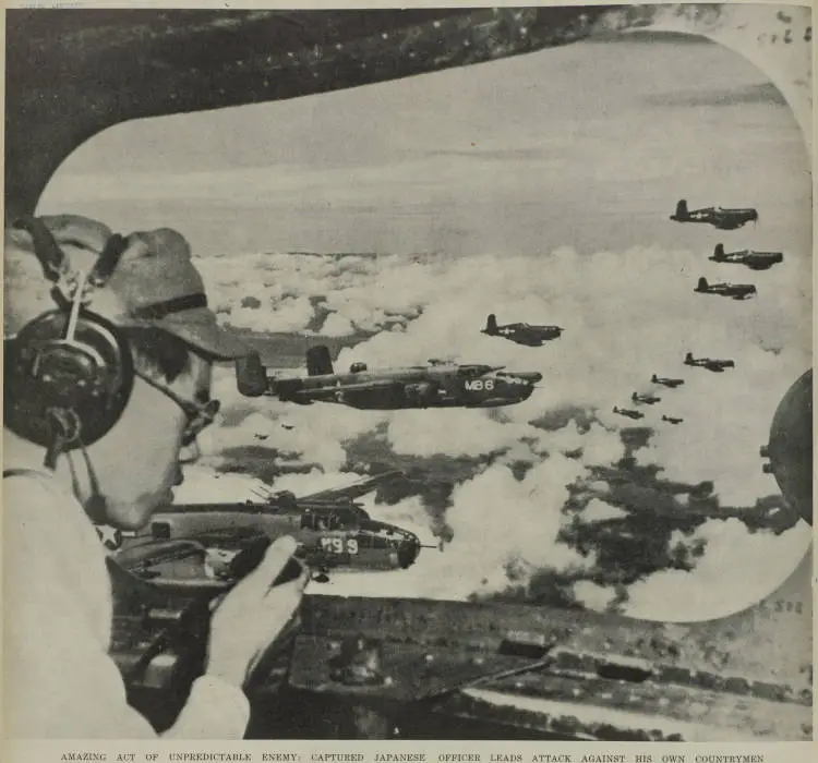 Amazing act of unpredictable enemy: captured Japanese officer leads attack against his own countrymen