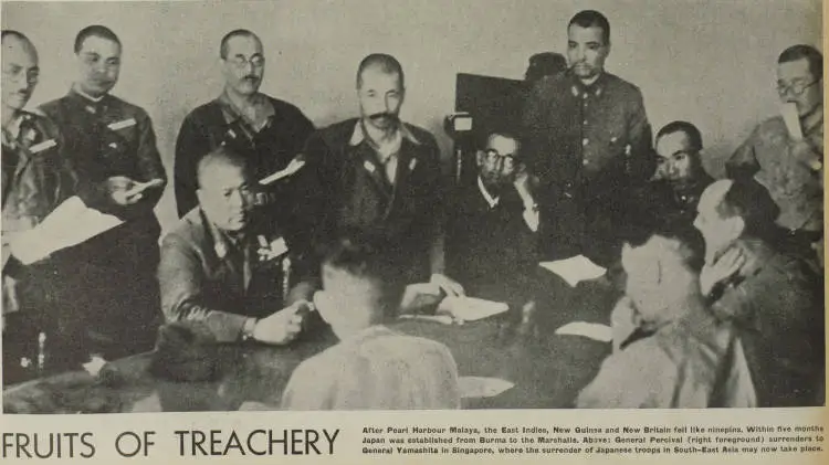 British surrender at Singapore