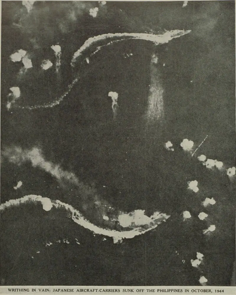 Naval battle in the Philippine Sea