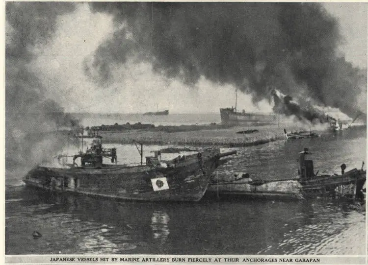 The battle for Saipan island