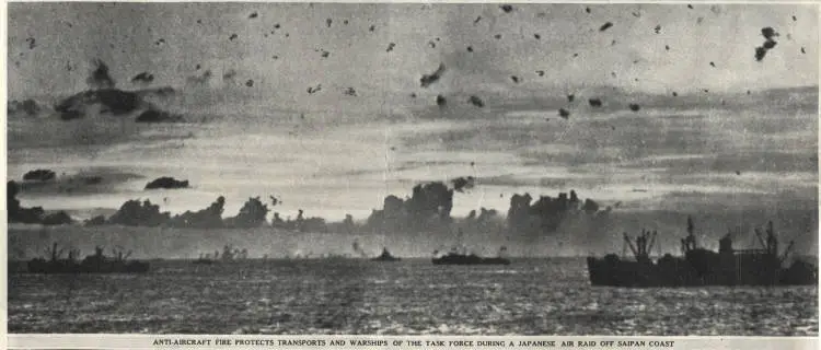 The battle for Saipan island