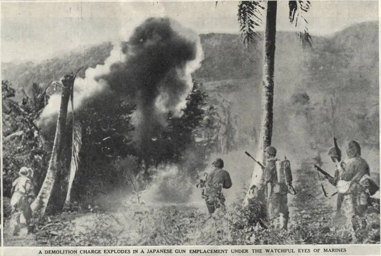 The battle for Saipan island