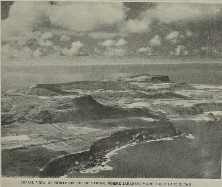 The American invasion of Saipan