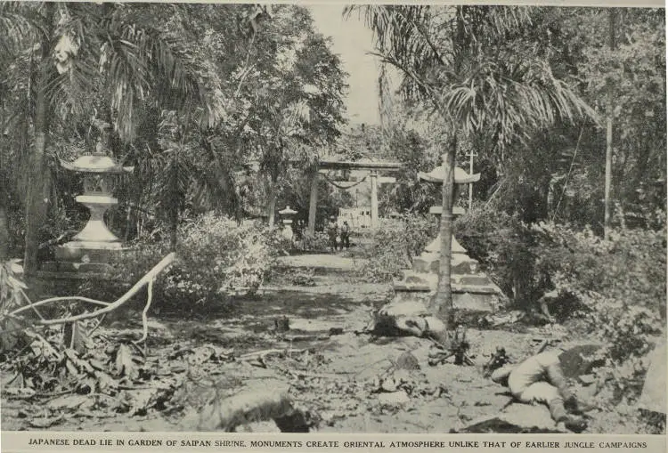 The American invasion of Saipan