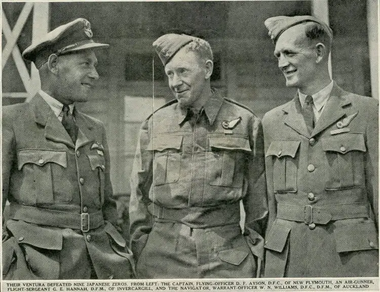 New Zealand airmen in the South Pacific