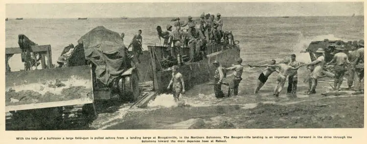 Americans strike hard in Central Pacific with landings on strongly-defended Gilbert Islands