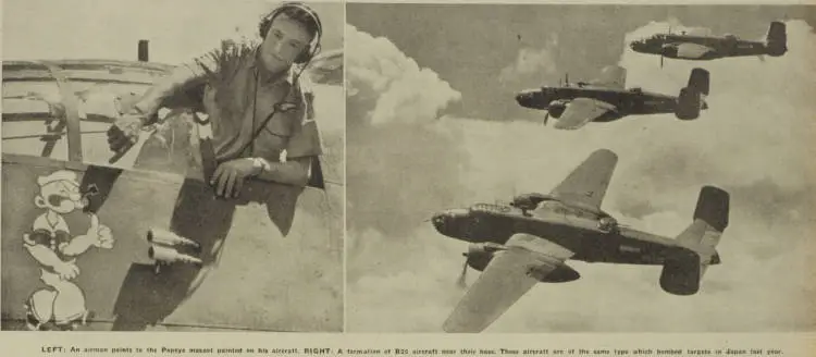 Dutch airmen fly modern American bombers in the air offensive in the Southwest Pacific