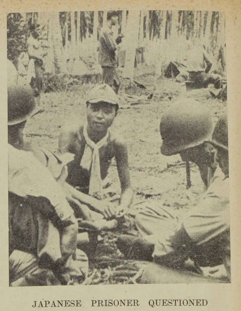 Japanese prisoner questioned