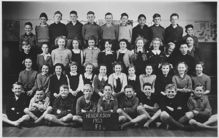 Henderson School Form IW, 1953