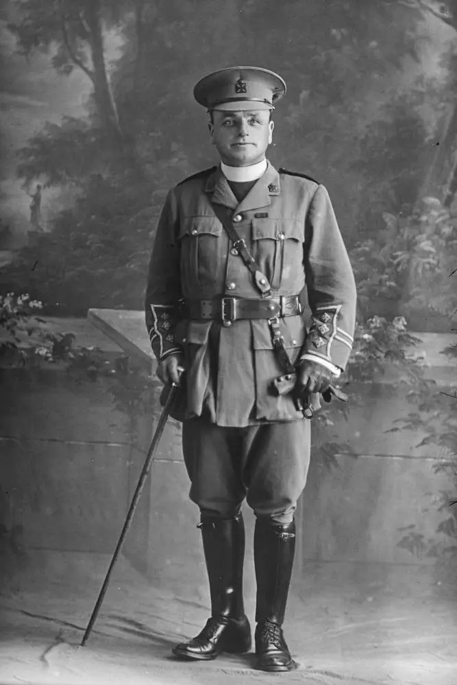 Captain Reverend Lambert of the Chaplain Corps, 1917