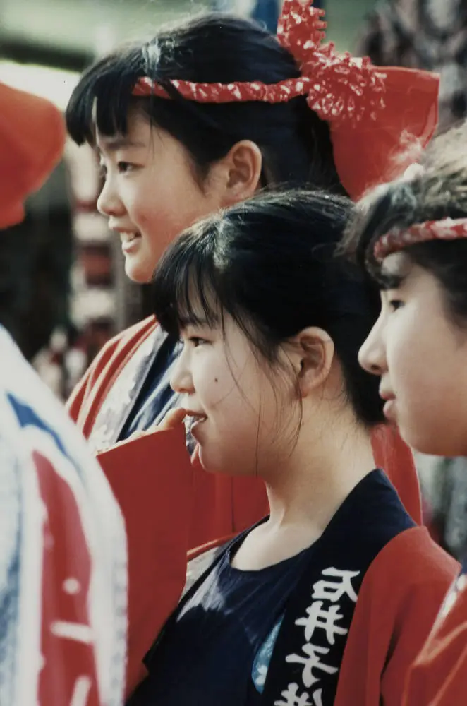 Japanese visitors, Otara 1998.