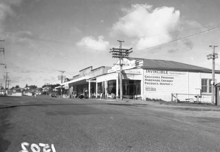 Routley #39 s old store Glen Eden Record DigitalNZ