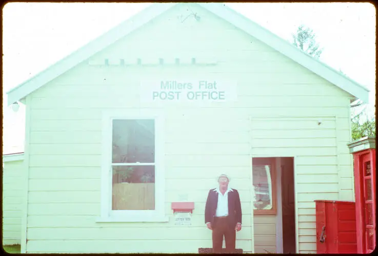 Millers Flat Post Office, Central Otago, 1960s Record DigitalNZ