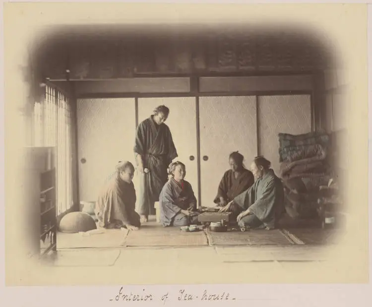 Inside a Japanese Tea House