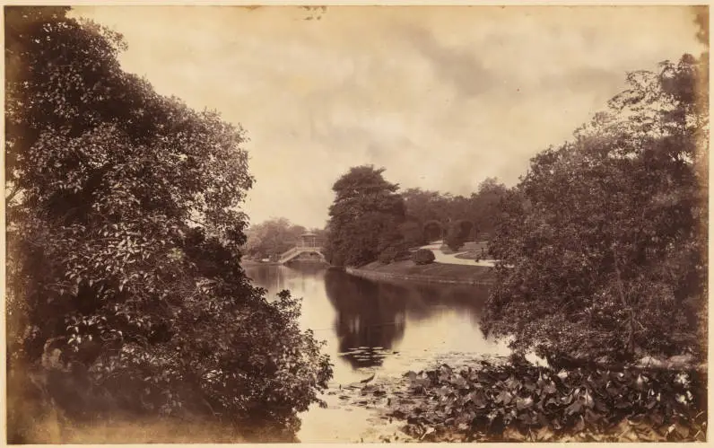 Prince's Park lake, Toxteth, Liverpool