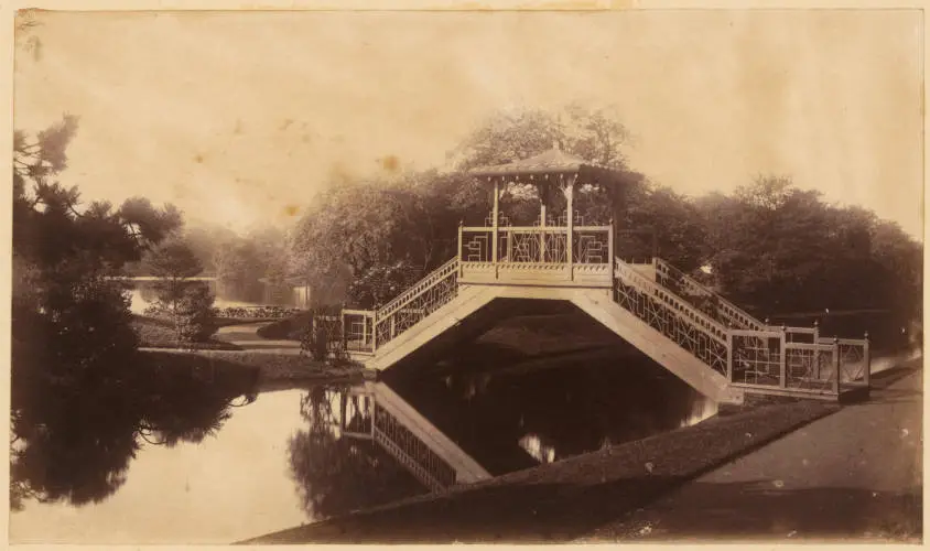 Prince's Park lake, Toxteth, Liverpool